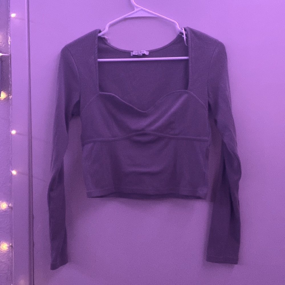 very cute purple shirt